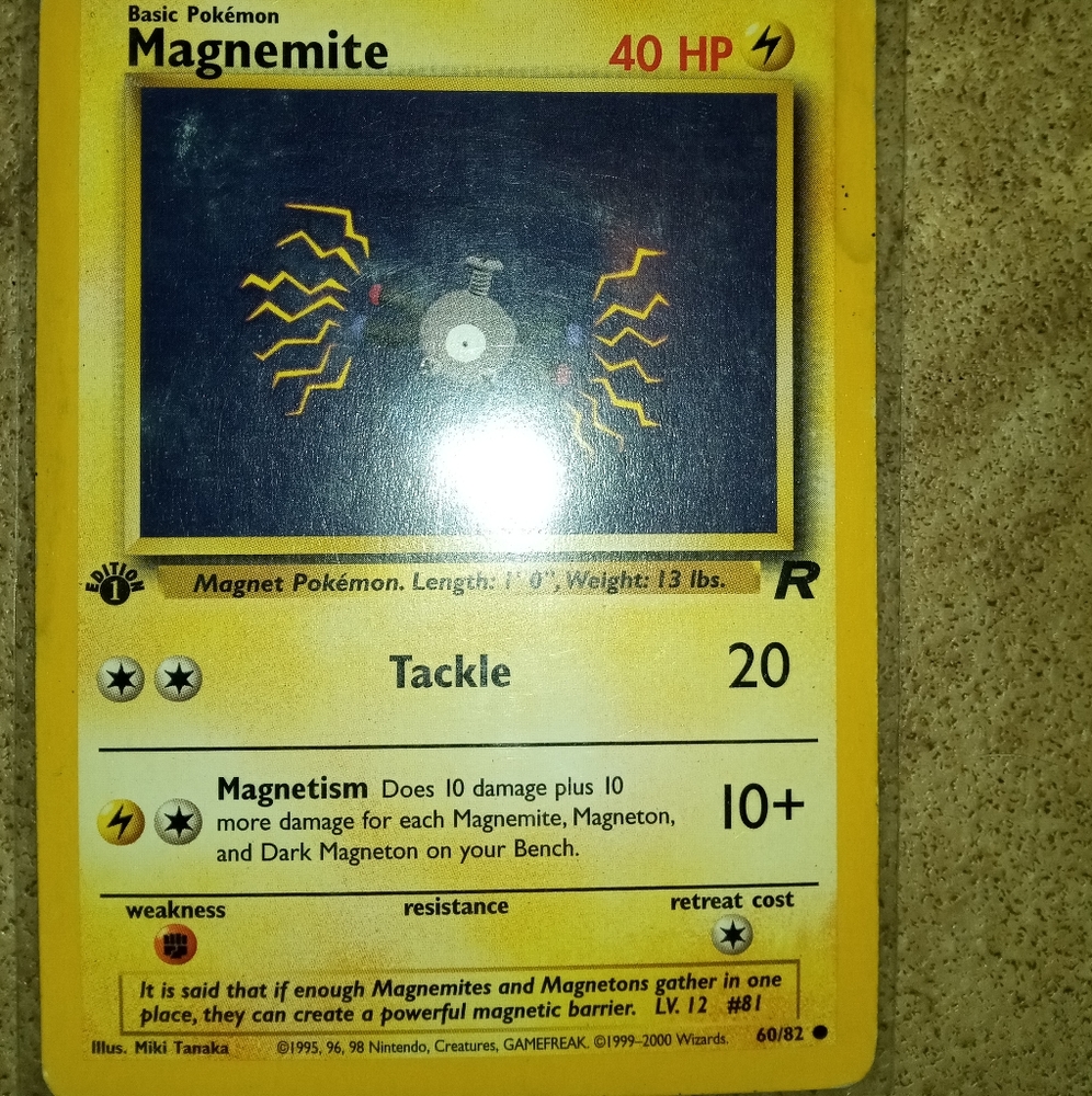 First edition Pokemon